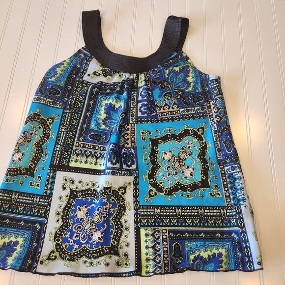 I.N. Studio Large Sleeveless Blue Blouse 27.7437 - Picture 1 of 9